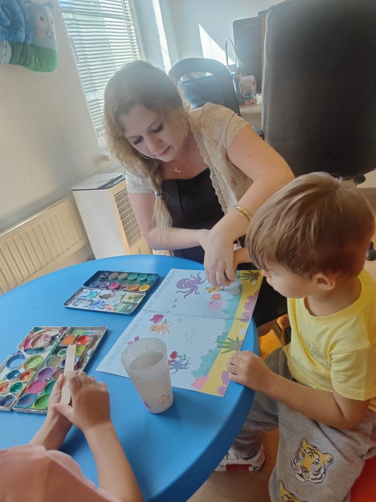 Занятие по запуску речи "Морские обитатели" 3