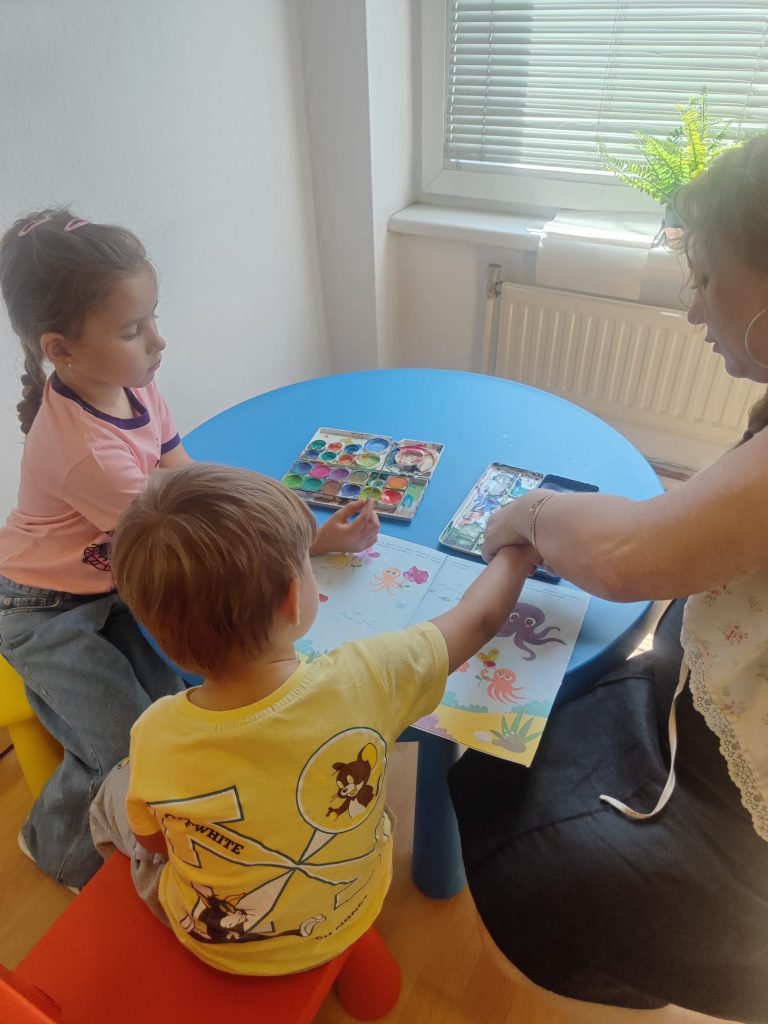 Занятие по запуску речи "Морские обитатели" 2